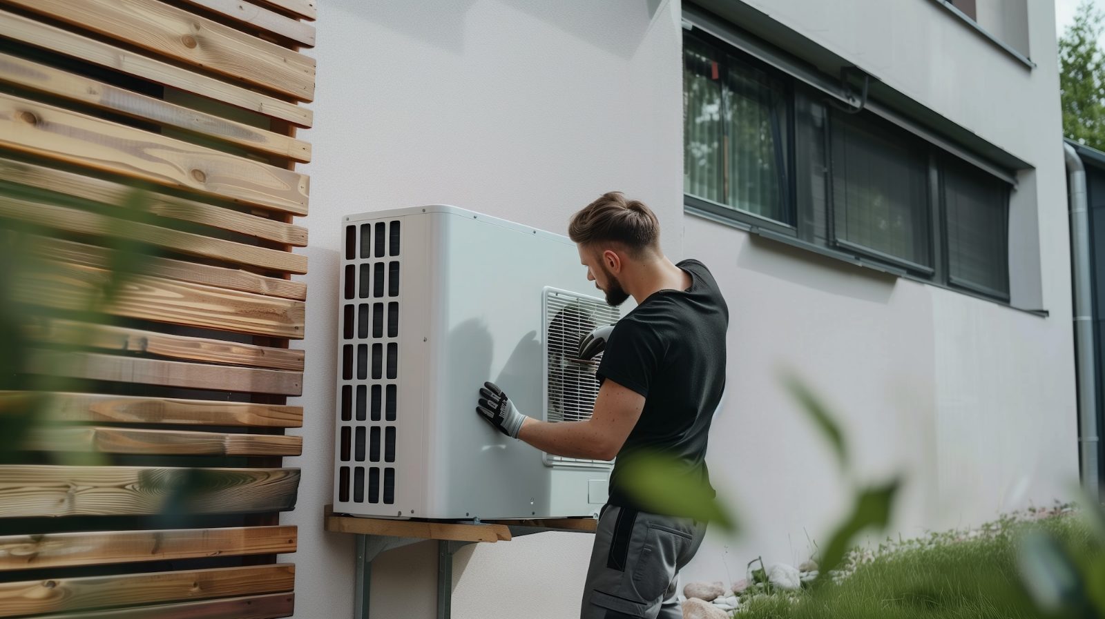 Instalación de una bomba de calor en una vivienda
